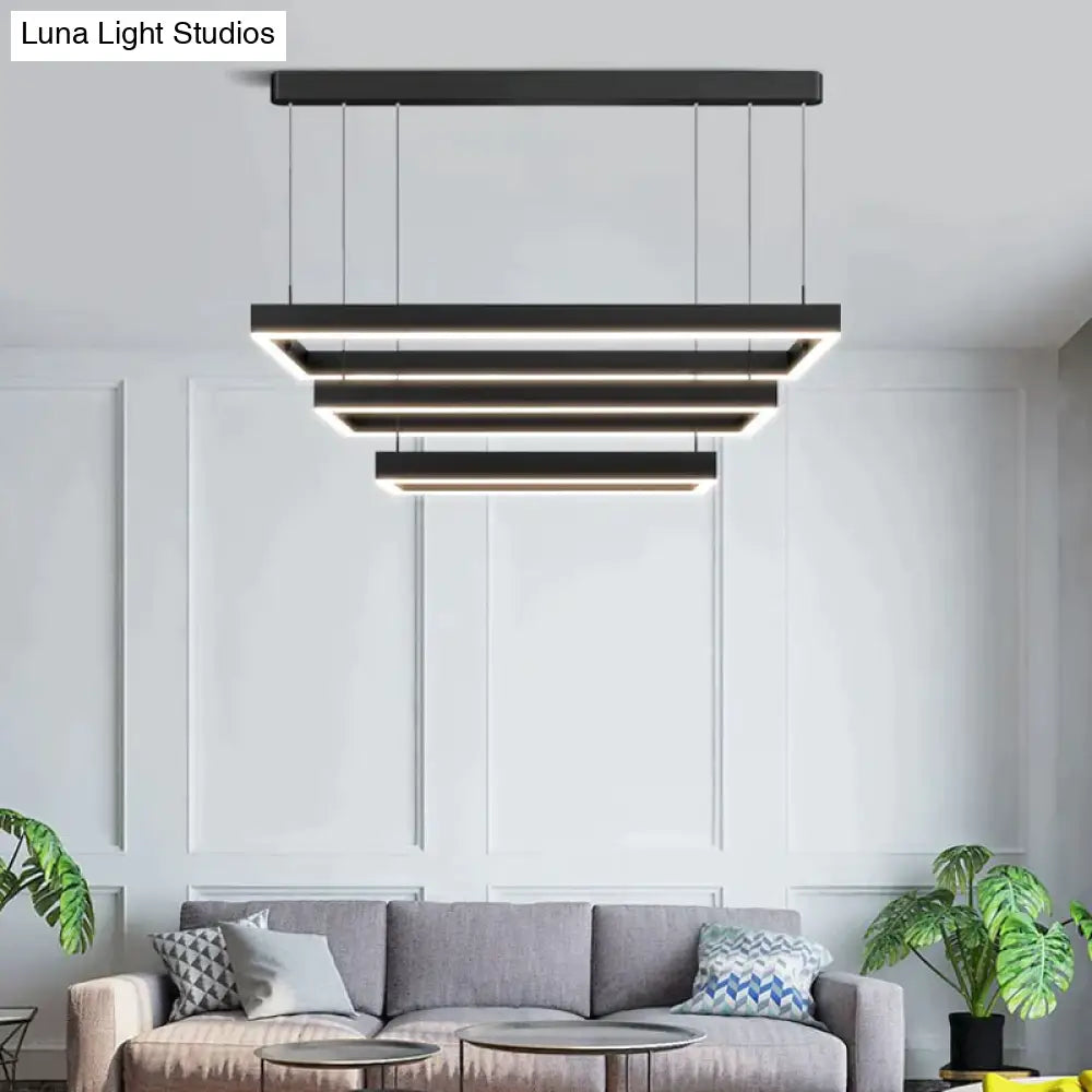 Nova - Minimalist Rectangle Creative Chandelier