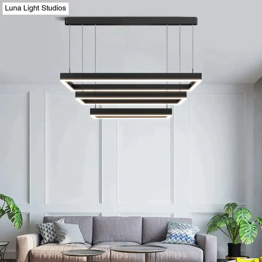 Nova - Minimalist Rectangle Creative Chandelier