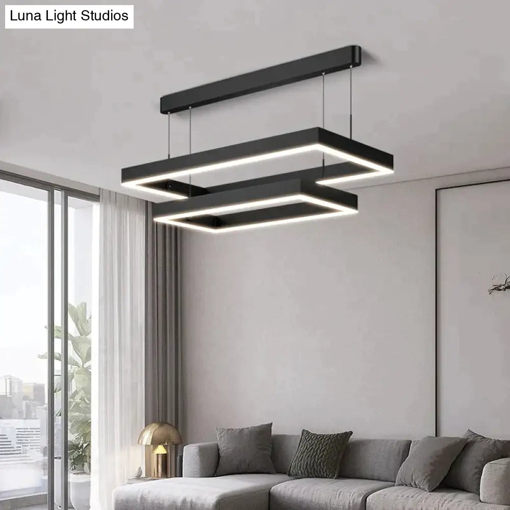 Nova - Minimalist Rectangle Creative Chandelier