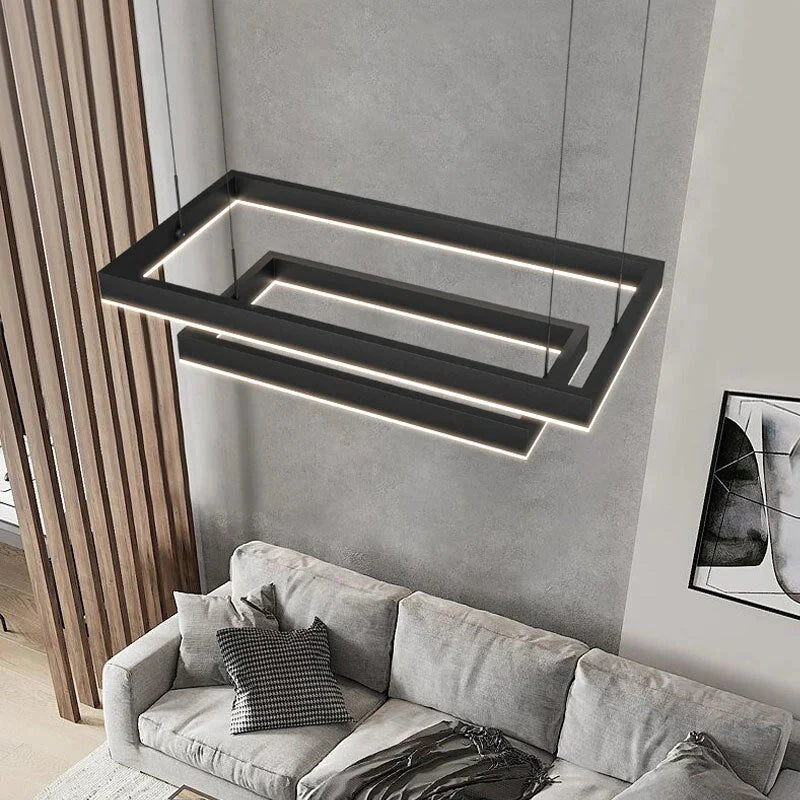 Nova  - Minimalist  Rectangle Creative Chandelier