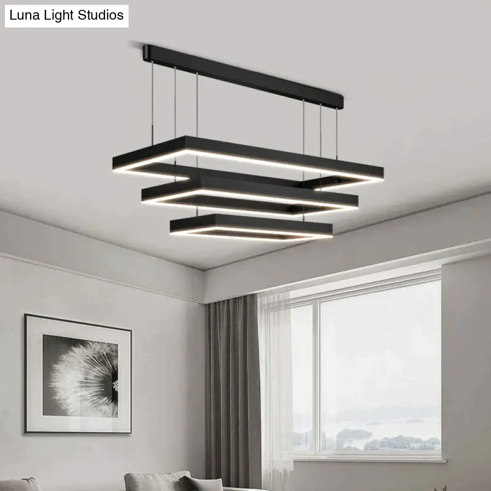 Nova - Minimalist Rectangle Creative Chandelier