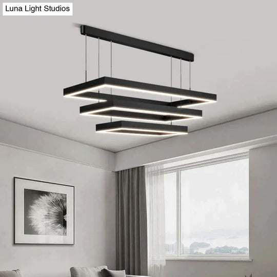 Nova - Minimalist Rectangle Creative Chandelier