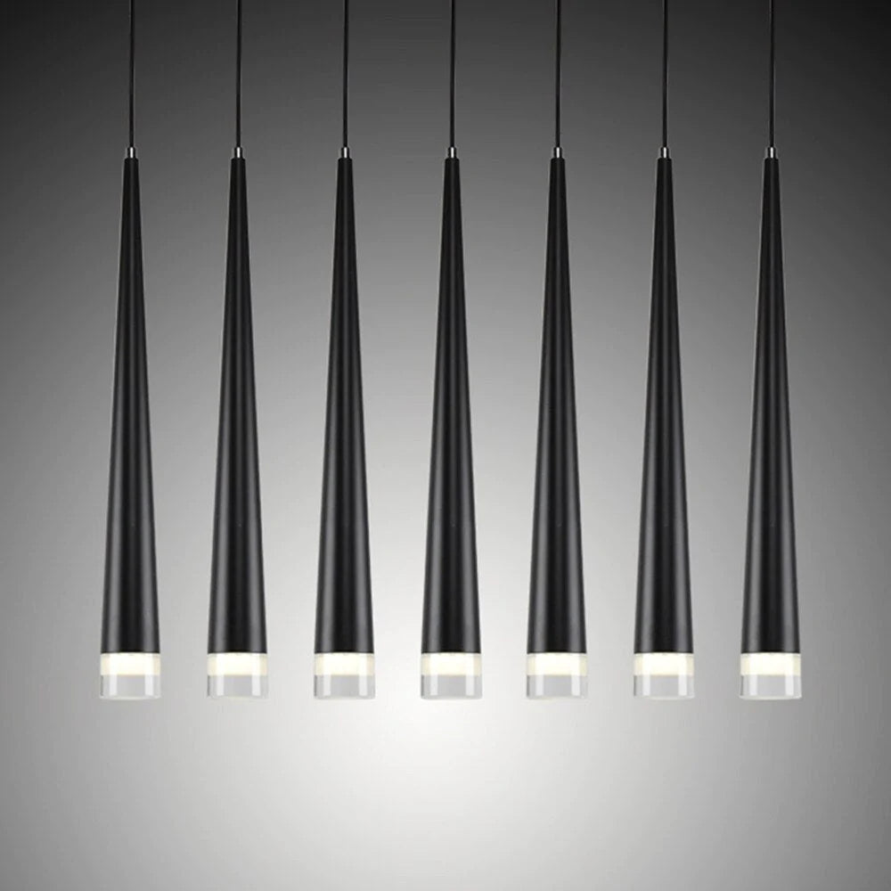 Novelty LED Pendant Lamp dimmable Lights Kitchen Island Dining Room Shop Bar Counter Decoration Cylinder Pipe Pendant Lights