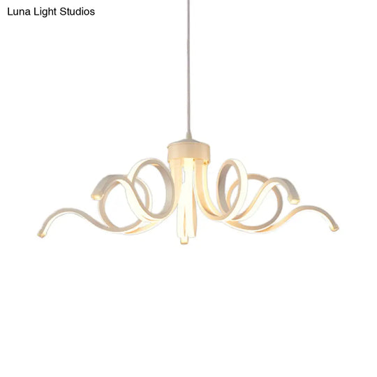 Octopus Chandelier - Simplicity Acrylic Led Pendant Light For Kitchen Warm/White Lighting