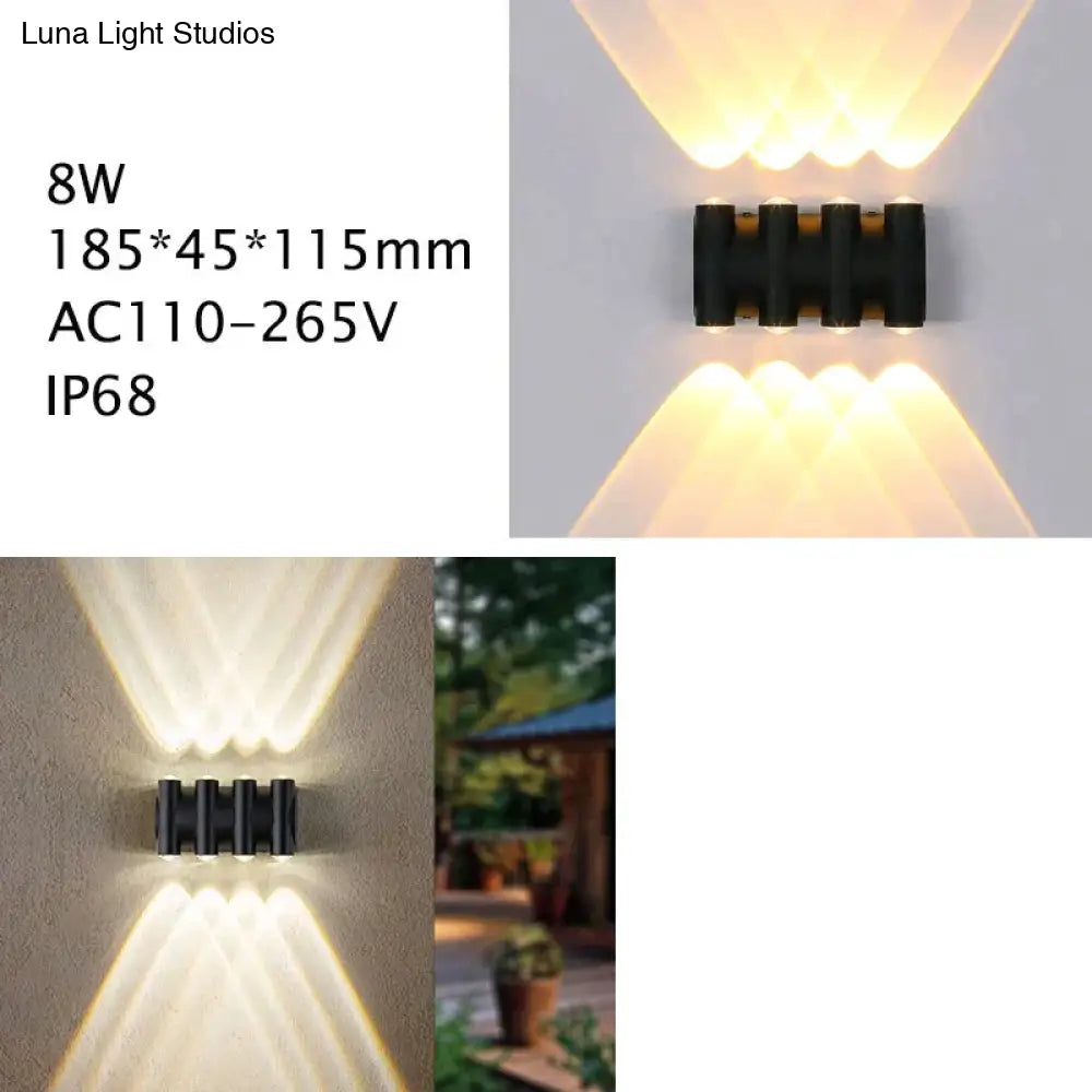 Outdoor Lighting Led Garden Light Alumunim Wall Lamp Villa Porch Street Sconce Lightings 110V-260V