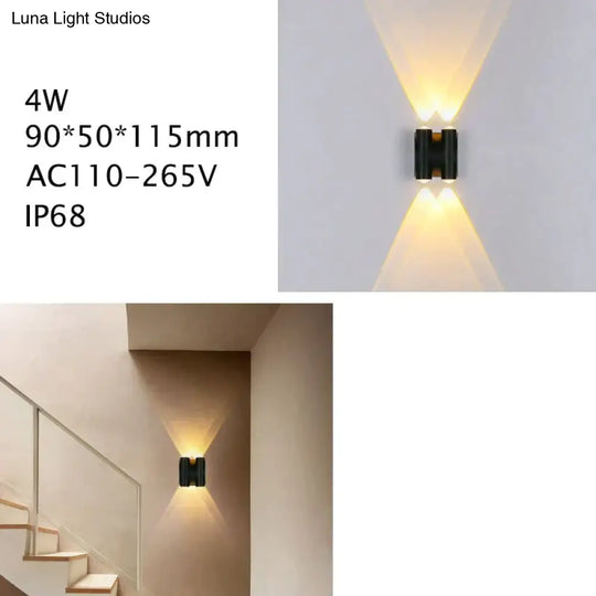 Outdoor Lighting Led Garden Light Alumunim Wall Lamp Villa Porch Street Sconce Lightings 110V-260V