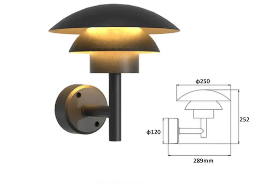 Outdoor Wall Mounted Light For Home Lighting Ip65 Waterproof Mordern Lamp Led Garden Fixture