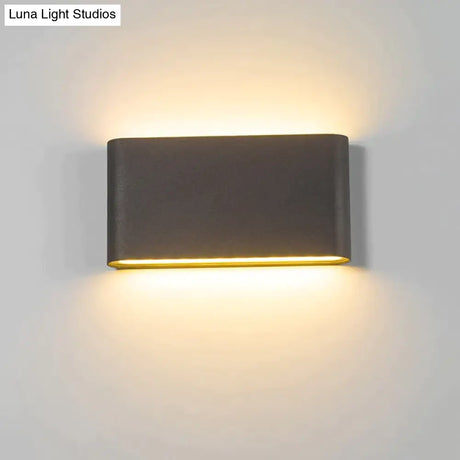 Outdoor Waterproof Ip65 Wall Lamp 6W/12W Led Light Modern Indoor/Outdoor Decor Up Down Dual-Head