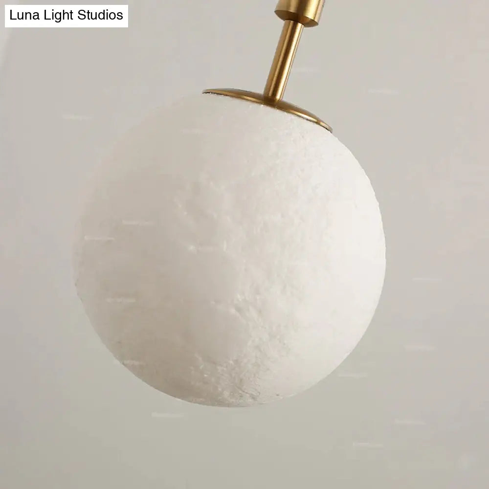 Pendant Lights 3D Lunar Lampshade Lamp Fixtures Luminaria Living Room Bar Bedroom Postmodern Pendant Lighting Lustre
