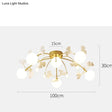 Petals Living Room Bedroom Ceiling Lamp Simple Creative Hall Master Warm Lighting As Show /