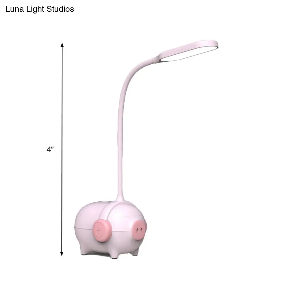 Piggydesk Led Desk Light - Flexible Gooseneck Reading Lamp