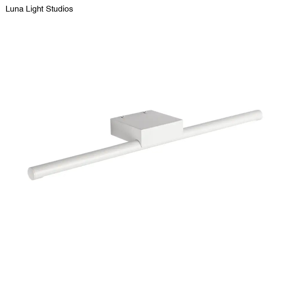 Pole Vanity Lighting: Modern Led Wall Mount Light In Warm/White Multiple Length Options