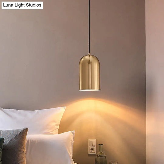 Gold Bell Pendant Light For Dining Tables - Post Modern Minimalist Design