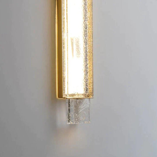 Post-modern Luxury Simple Creative Bedroom Copper Wall Lamp