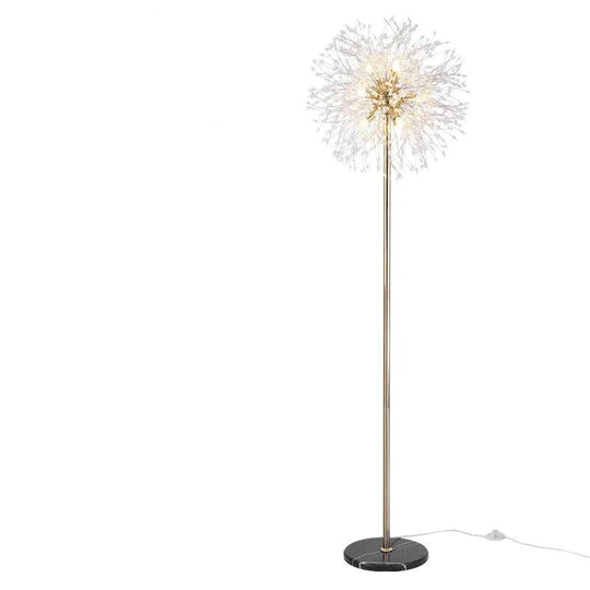 Post-Modern Luxury Wind Floor Lamp Living Room Bedroom Study Vertical Table Dandelion Lamps