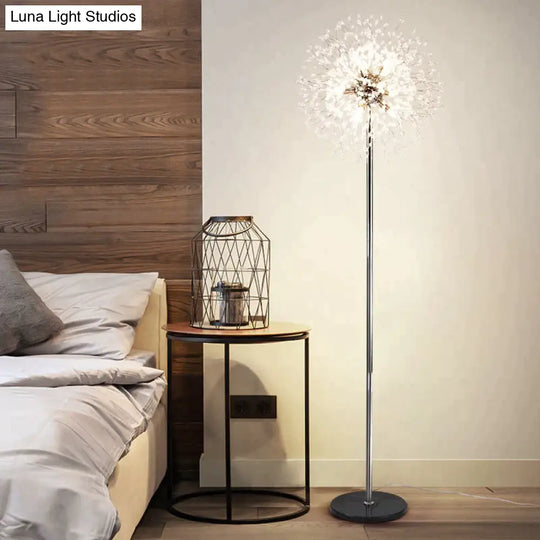 Post-Modern Luxury Wind Floor Lamp Living Room Bedroom Study Vertical Table Dandelion Lamps