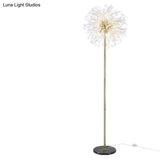 Post-Modern Luxury Wind Floor Lamp Living Room Bedroom Study Vertical Table Dandelion Lamps