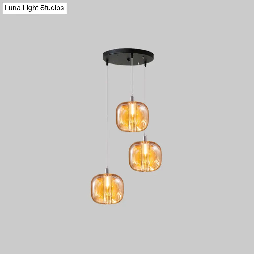 Postmodern Hand Blown Ceiling Hanging Pendant Light Lighting