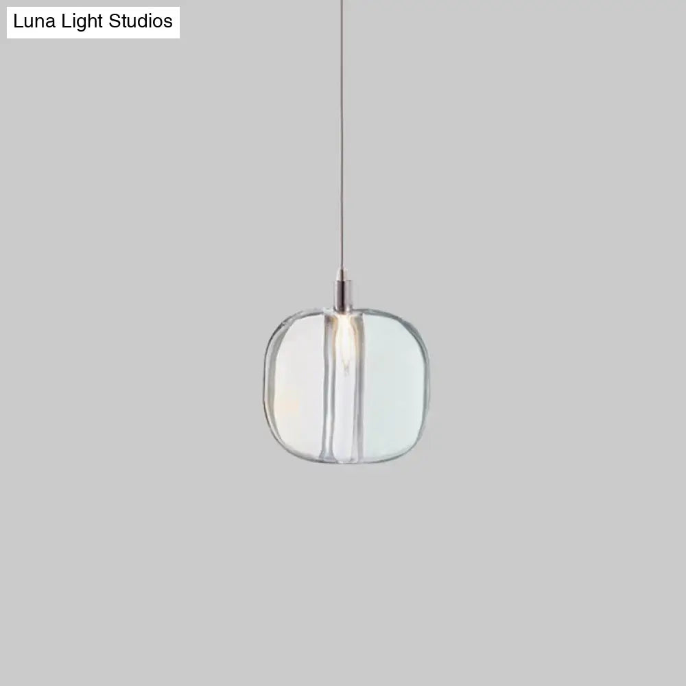 Postmodern Hand Blown Ceiling Hanging Pendant Light 1 / Clear Lighting