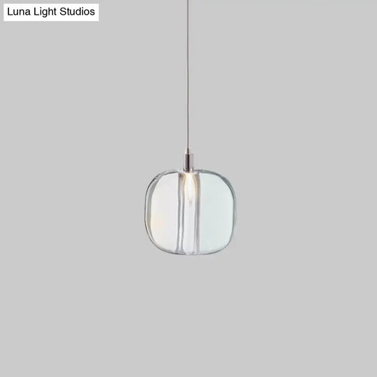 Postmodern Hand Blown Ceiling Hanging Pendant Light 1 / Clear Lighting