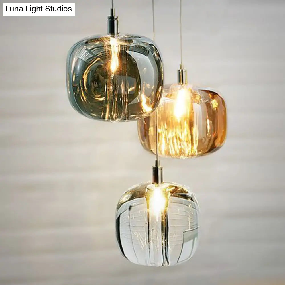 Postmodern Hand Blown Ceiling Hanging Pendant Light Lighting