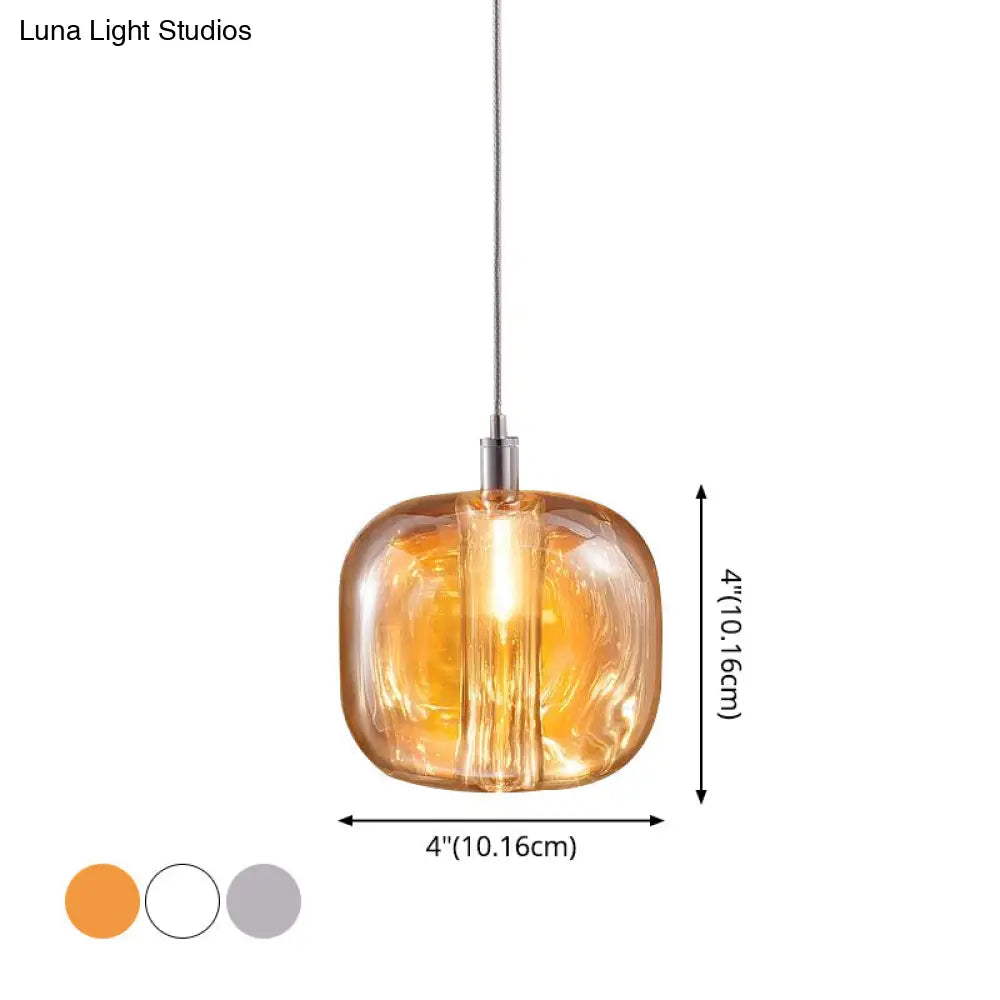 Postmodern Hand Blown Ceiling Hanging Pendant Light Lighting