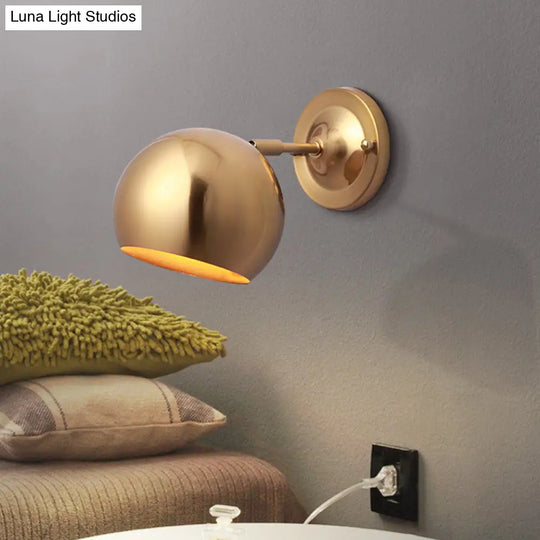 Postmodern Personality Wall Mounted Metal Light For Bedroom