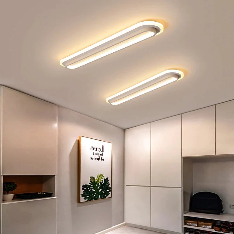 Modern Led Ceiling Lights For Living Room Bedroom Study Room Corridor White black color surface mounted Ceiling Lamp