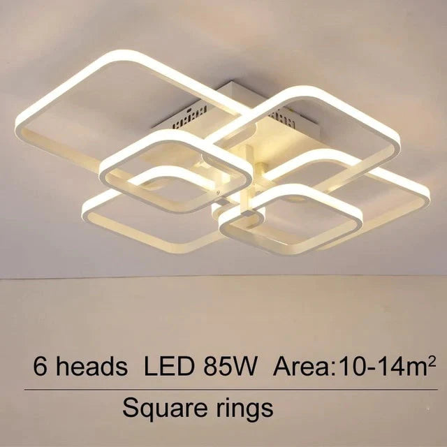 Acrylic Modern LED Chandelier For Living Room Bedroom LED Lustres Large Ceiling Chandelier Lighting Fixtures