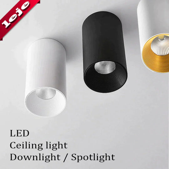 Led Ceiling Light 8*15Cm Mounting Surface Ceiling Lamp 10W Cylinder For