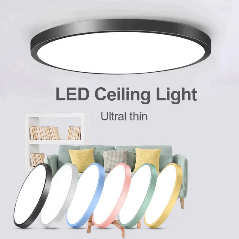Led Ceiling Lamp Round Led Light 15W 20W 30W 50W Kitchen Luminaria Room Lights Modern Fixture