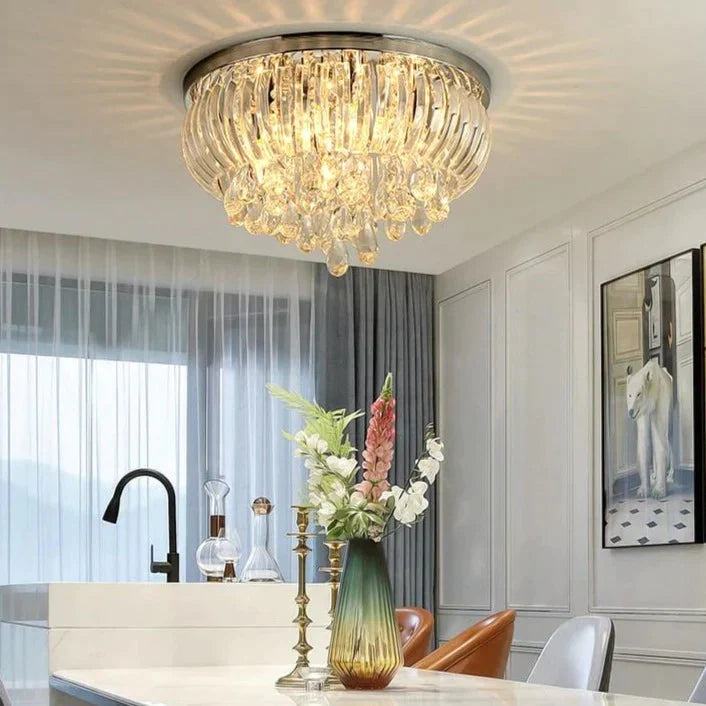 Modern Crystal Ceiling Lights For Kitchen Living Room Kids Bedroom Lamp Vintage Led Dining Light