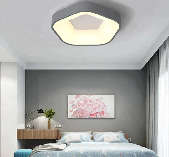 Nordic Led Ceiling Lights For Bedroom Kitchen Post Modern Lighting Lamp Dimmable With Remote