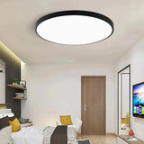 Led Ceiling Light Acryl Alloy Modern Lamp Living Room Lighting Round & Square 3Cm Super Thin For