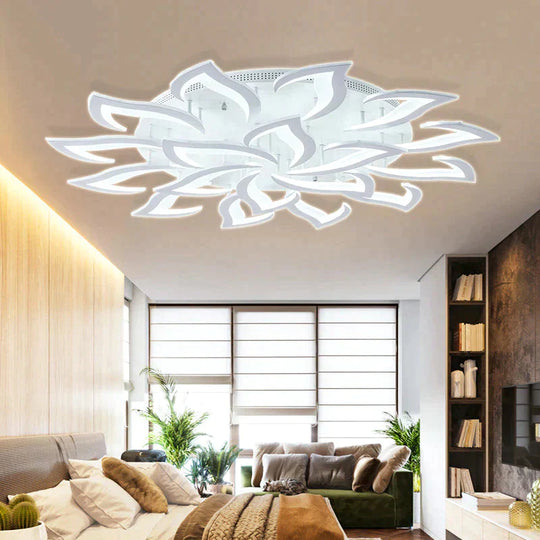 Modern Led Ceiling Lights For Living Room Kitchen Bedroom Kids Dimmable Lamp Art Deco Fixture With