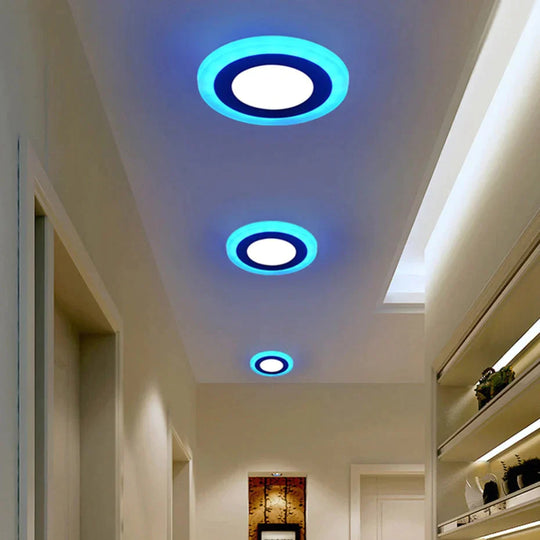 Dimmable Led Ceiling Lights Modern Lamp Living Room Bedroom Kitchen 6W 9W 16W 2 Colors Recessed
