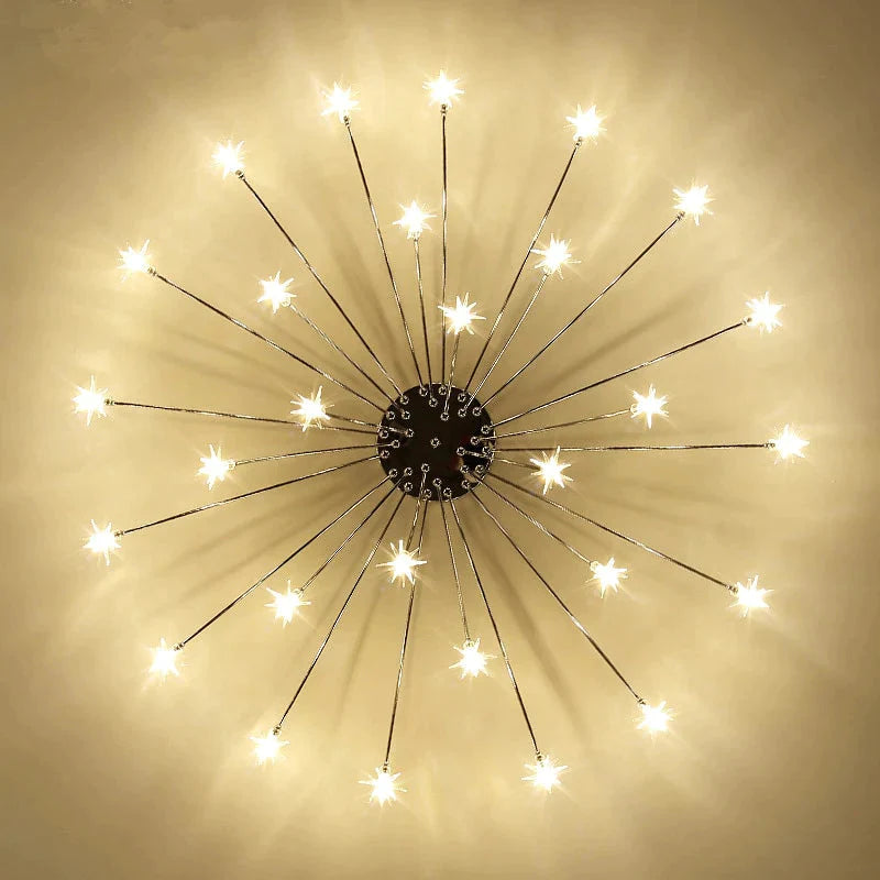 Fashion Ceiling Lights LED Lamp Iron Galss Indoor Lighting ALL Stars LED G4 Bedroom, Living Room Hotel Light Fixture