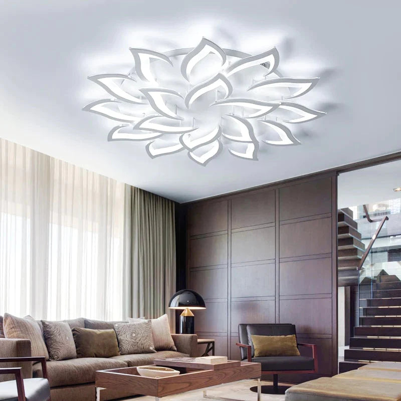 Acrylic Ceiling Lamp Living Room Kitchen Bedroom Modern Remote  Control  Colorful Atmosphere Ceiling Light  Fixture Deco