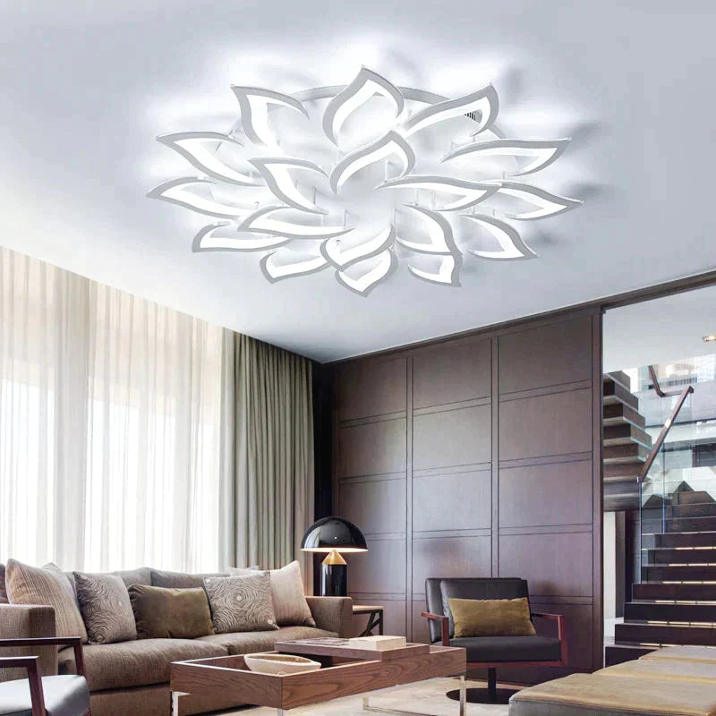 Acrylic Ceiling Lamp Living Room Kitchen Bedroom Modern Remote Control Colorful Atmosphere Light