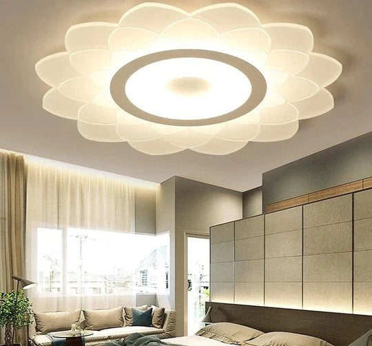 Led Home Lights For Living Room Modern LED Ceiling Lights With Remote Control Indoor Home Lamps Lamparas Led De Techo