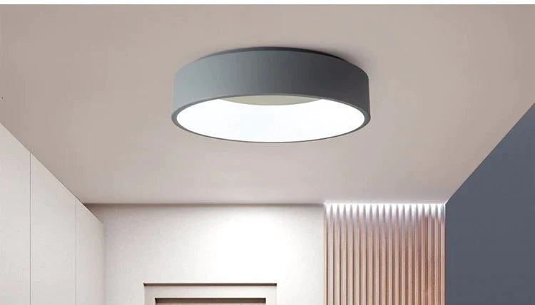 Ceiling LED Lights For Dining Room Kitchen Fixtures Ring Modern Black Bedroom Lighting Indoor Home Decoration Plafon Lamp Lustre