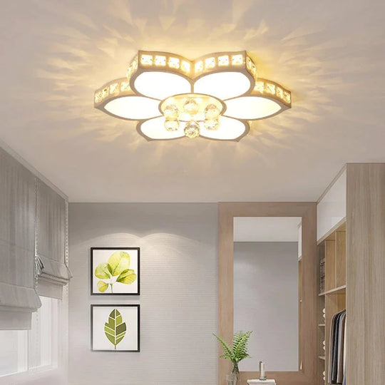 K9 Crystal Modern LED Ceiling Lights Fixture For Living Dining Room Home Lighting Bedroom Lamp Plafon Lustre With Remote Control