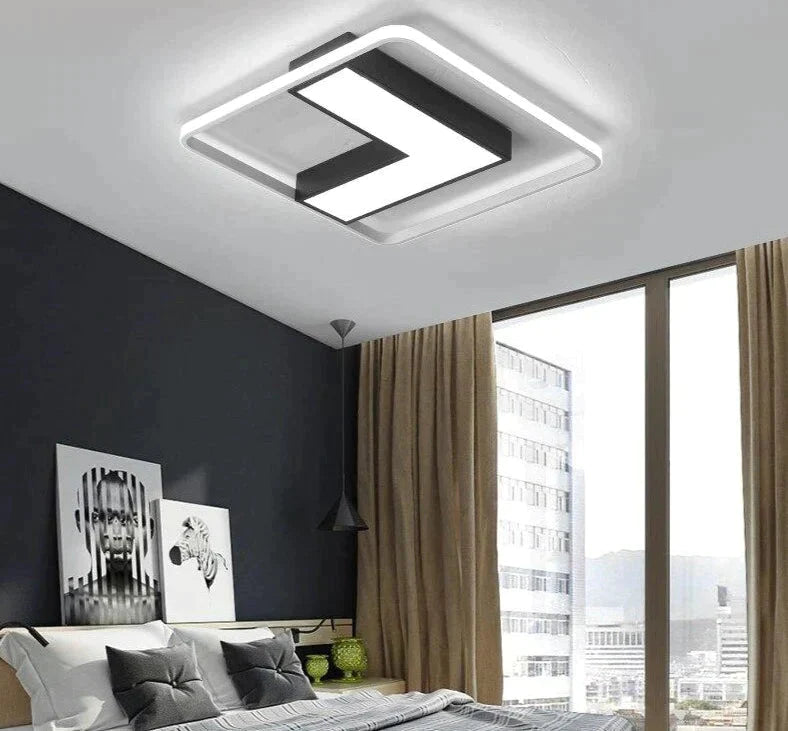 Modern Led Acrylic Lamp Ceiling For Living Room 10-20Square Meters Dimmable Lighting Fixtures