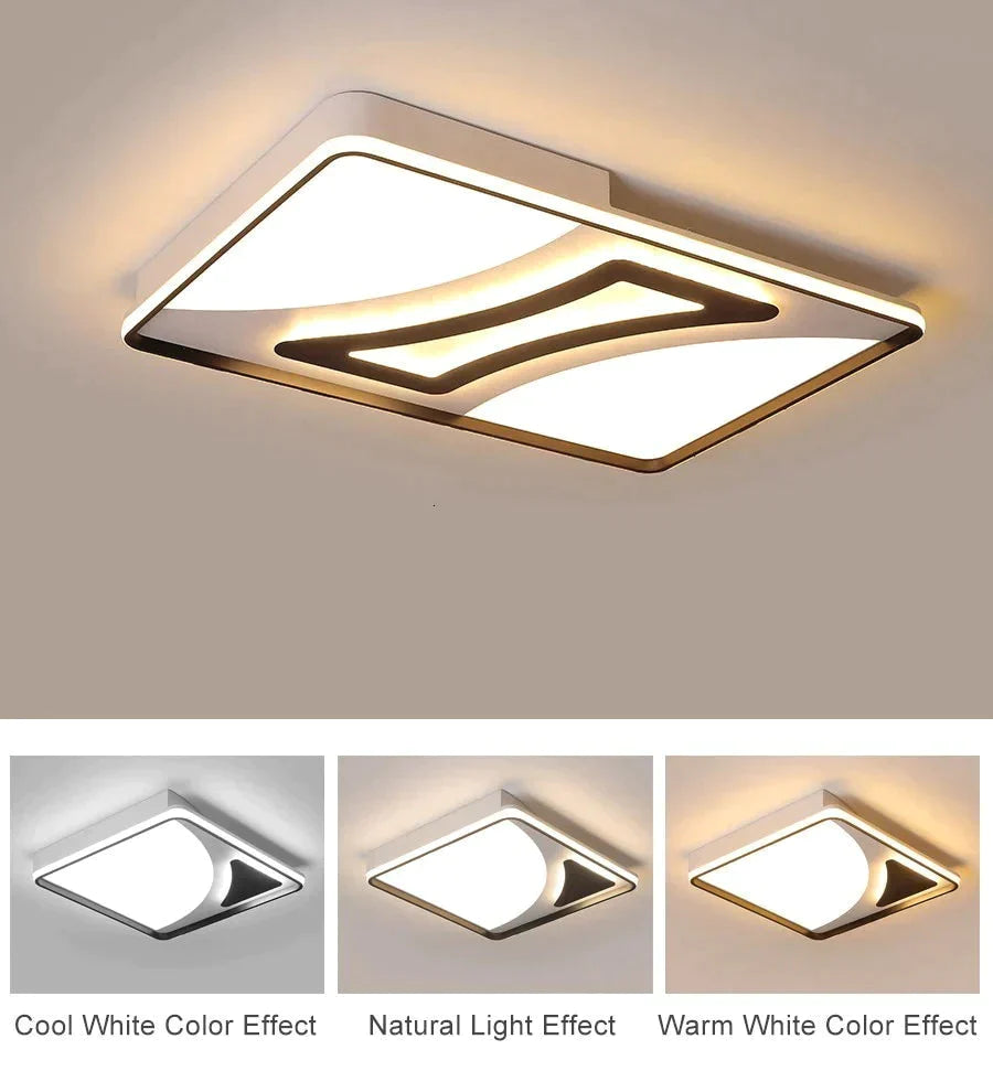 Modern Ceiling Lamp Bedroom For 10-15Square Meteres Dimmer Lamparas De Techo Abajur Dining Room