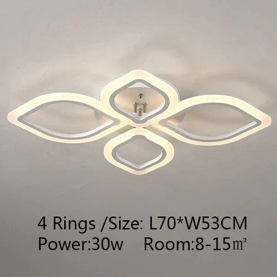 Modern Ceiling Lights LED Lamp For Living Room Bedroom Study Room White  Color Surface Mounted Ceiling Lamp Deco