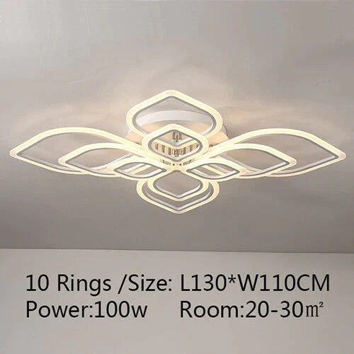 Modern Ceiling Lights LED Lamp For Living Room Bedroom Study Room White  Color Surface Mounted Ceiling Lamp Deco