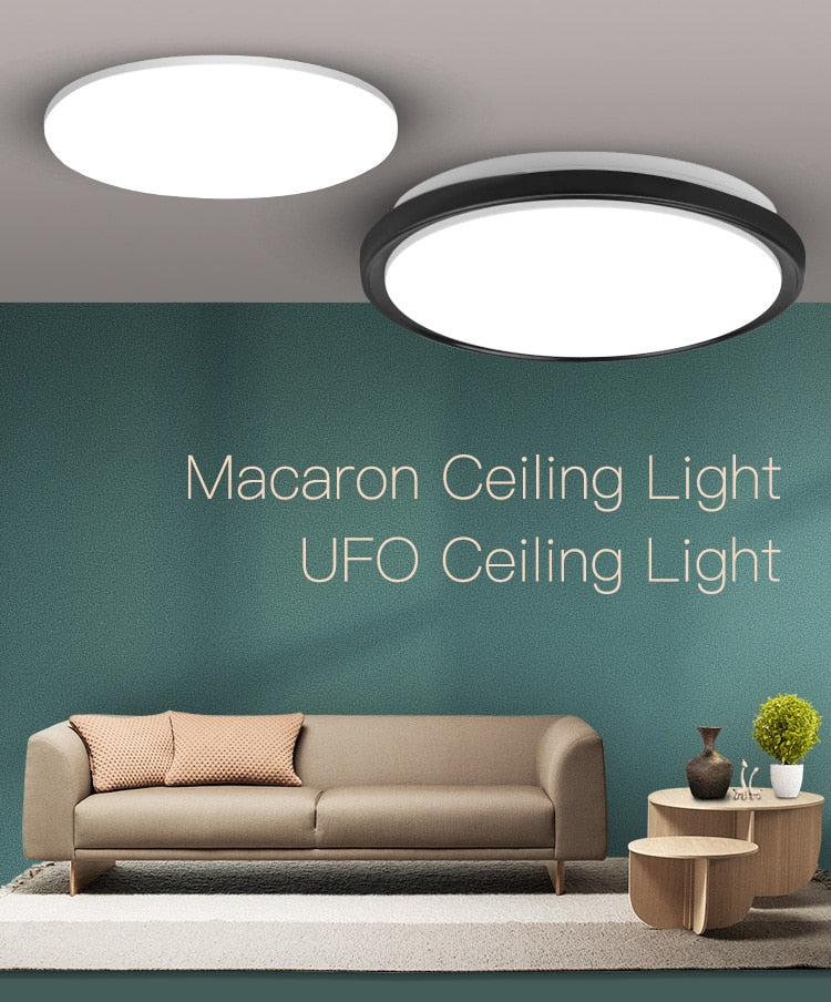 Led Ceiling Lights 15W 20W 30W 50W Modern Lamp Panel Light Lighting Ufo Surface Mount For Living