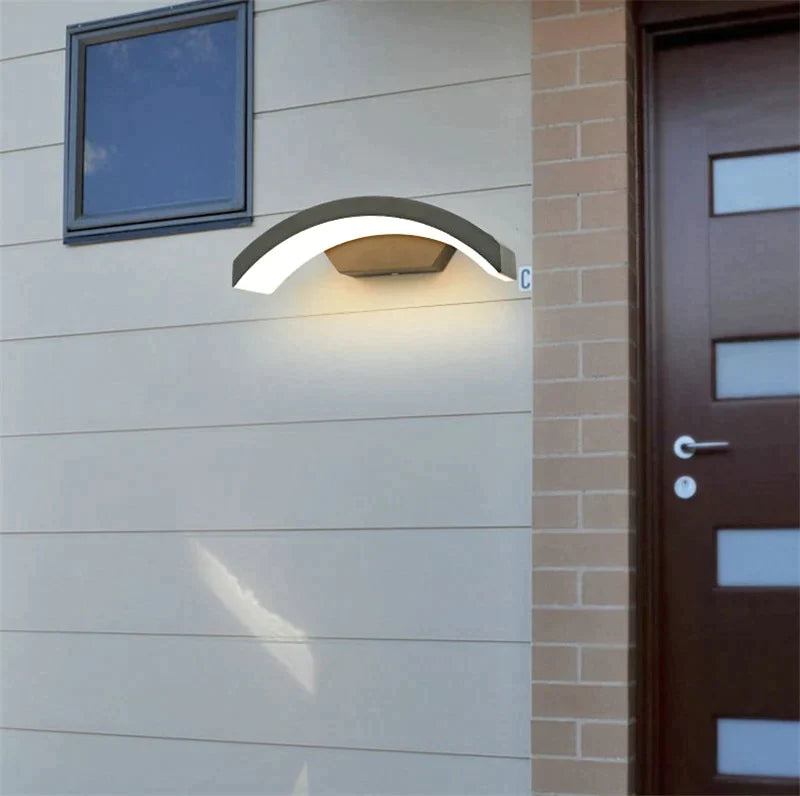 24w LED Outdoor Waterproof Walkway Front Door Garden Porch Wall Light Modern Indoor Corridor Wall Lighting Light Fixture ML35