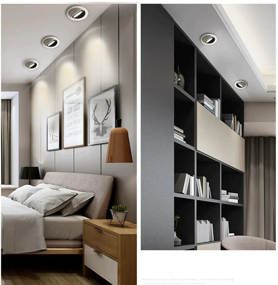 Dimmable Led Down light lamp COB Ceiling Light 5w 7w 10w 12w  recessed ceiling Spot Lights for kitchen bedroom home Decor