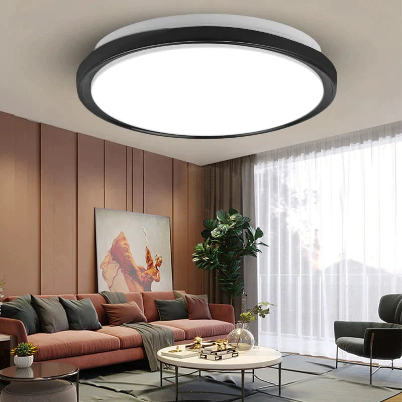 Led Ceiling Lights Modern Leds Ceiling Lamp Light Fixtures Round Panel Lamps 12W 24W For Living Room Kitchen